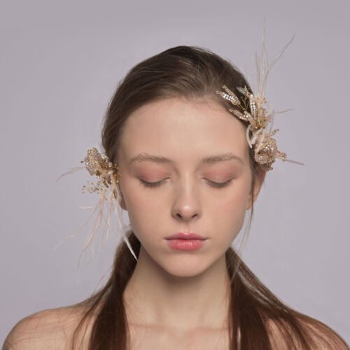 Pink Feather Fashion Hair Accessory